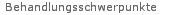 Behandlungsschwerpunkte